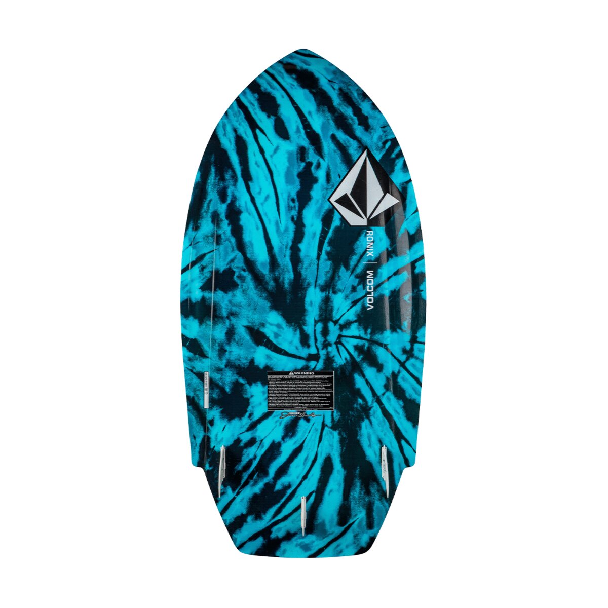 Ronix Volcom - Sea Captain Wakesurf Board - Tie Dye Azure Blue