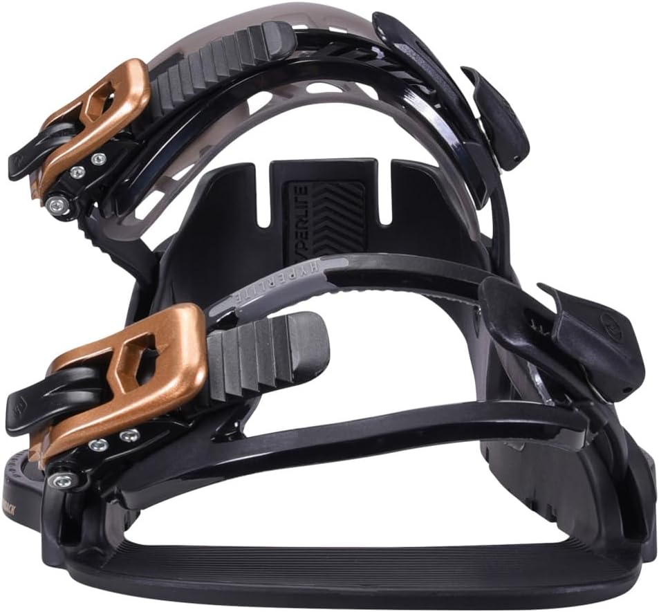 Hyperlite System Lowback Wakeboard Binding- Black/Gold 6-9