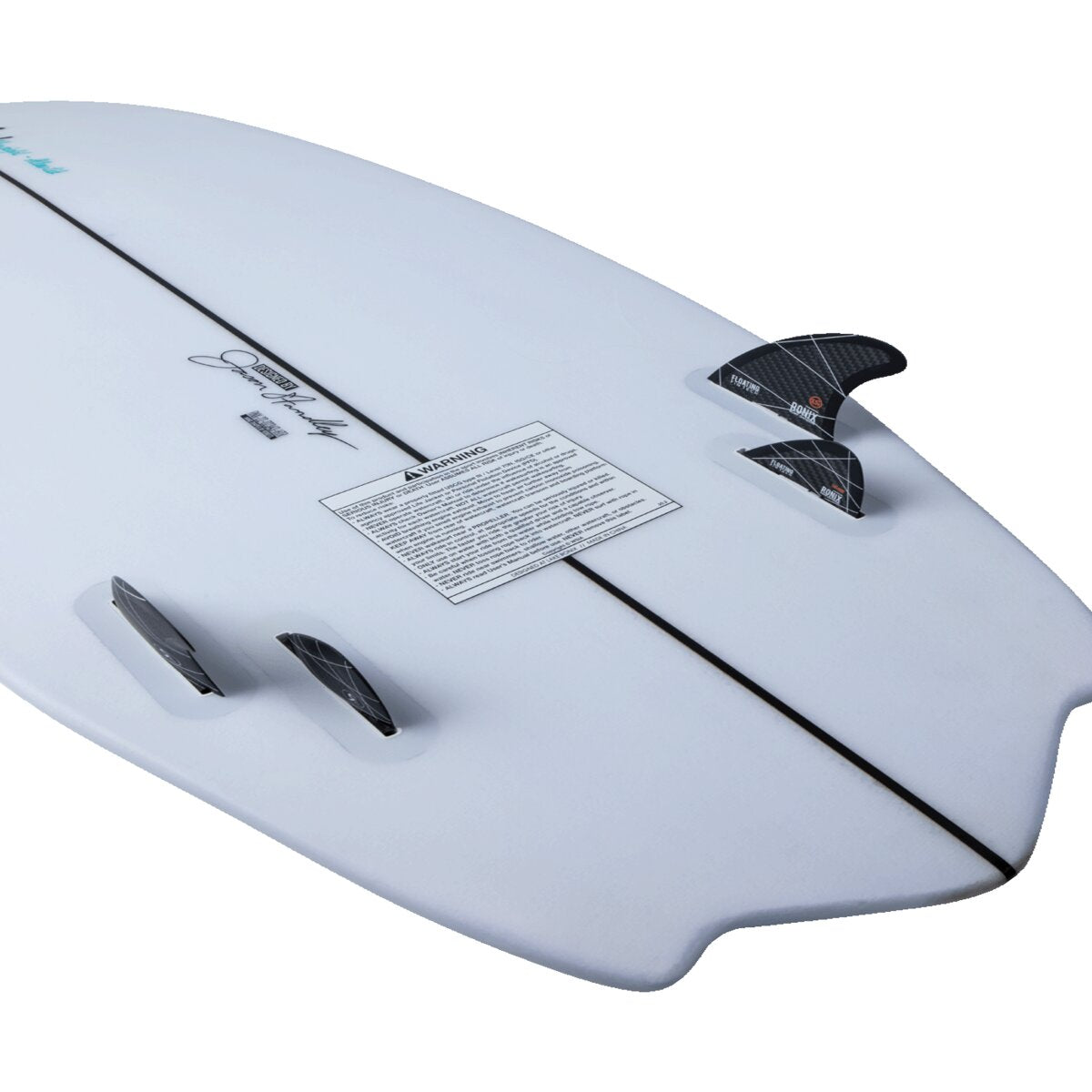 Ronix Flyweight - Atlantik Wakesurf Board - Glacier White / Blue