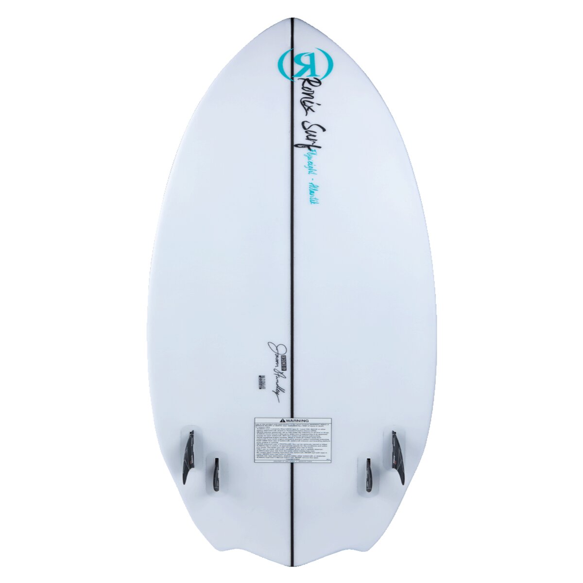 Ronix Flyweight - Atlantik Wakesurf Board - Glacier White / Blue