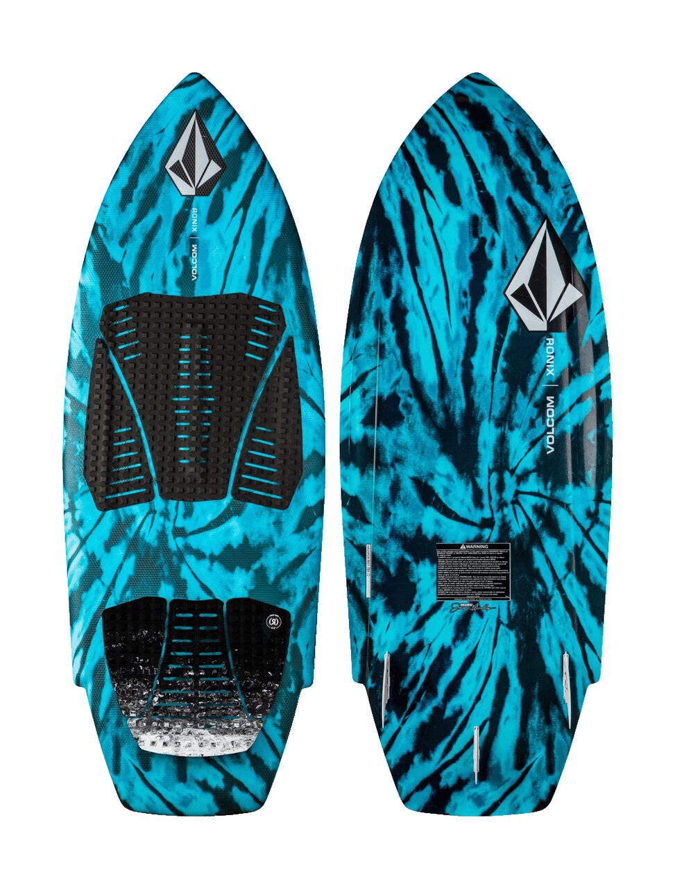 Ronix Volcom - Sea Captain Wakesurf Board - Tie Dye Azure Blue