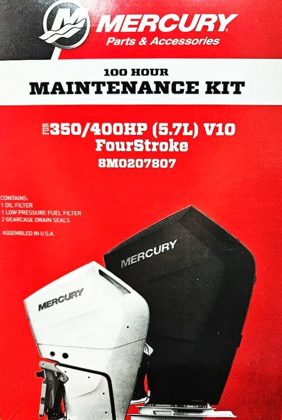 Mercury 100 Hour Maintenance Kit For 350/400HP (5.7L) V10 FourStroke 8M0207807