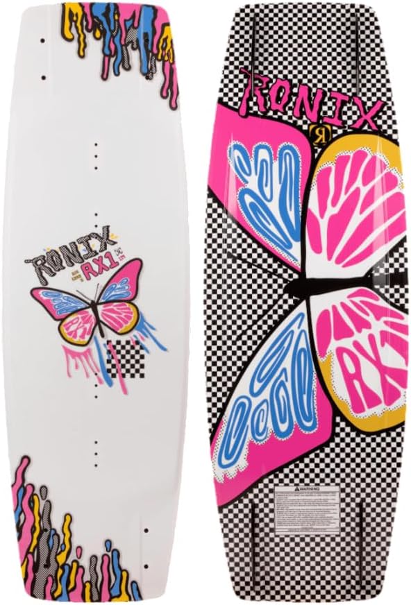 Ronix Girl's RX1 - Air Core 3 - Checkered Butterfly Wakeboard
