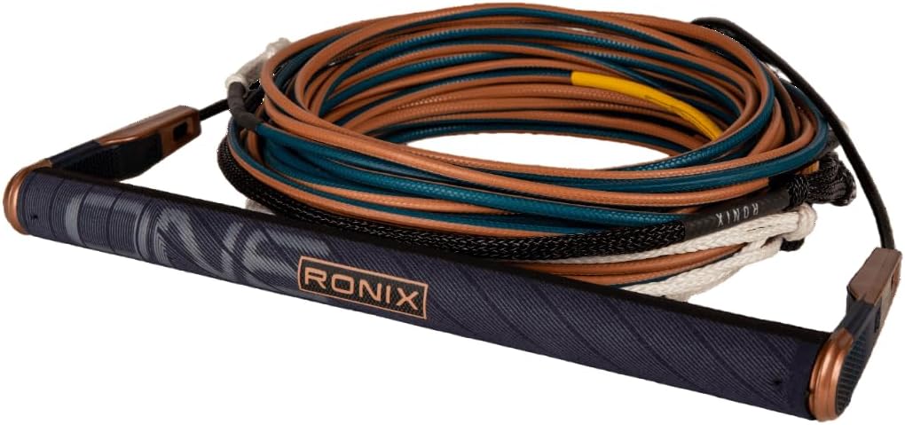 Ronix One Combo - Hide Grip 1.25 in. Dia. w/80ft. R8 Rope - Blue/Copper