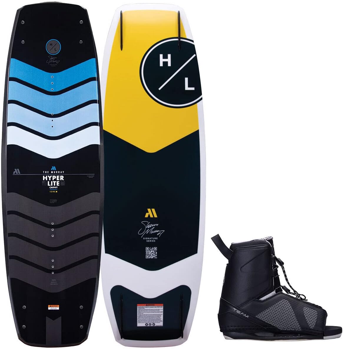 Hyperlite 139 Murray Wakeboard w/Team OT 10-14 Bindings