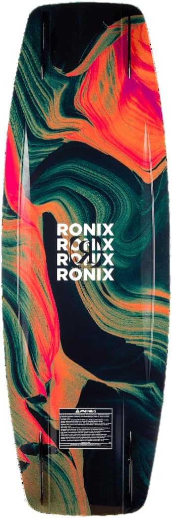 Ronix Rise Air Core 3 wakeboard in Granite Swirl graphic, lightweight women's boat board bottom