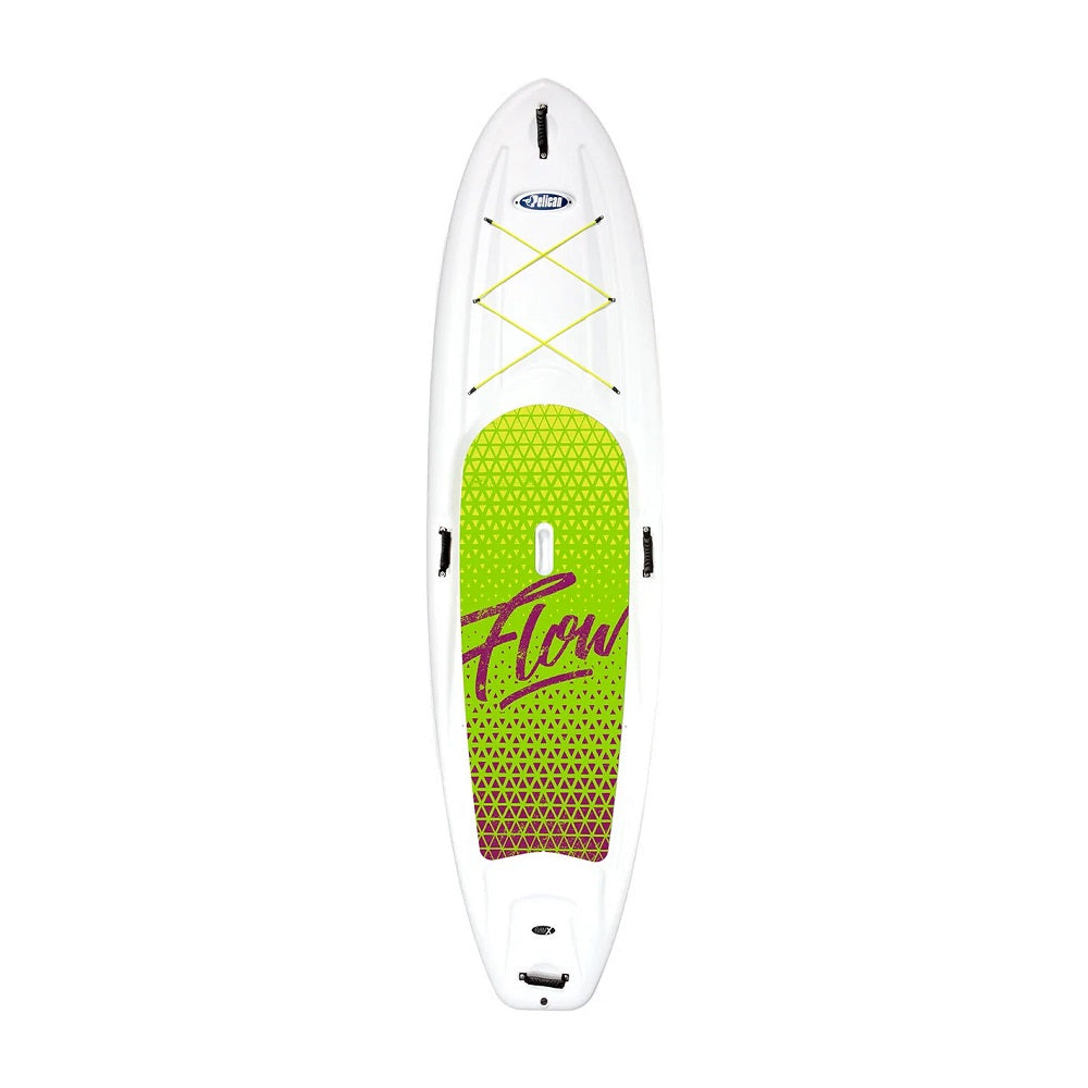 Pelican Flow 106 SUP Paddle Board (White / Lime)
