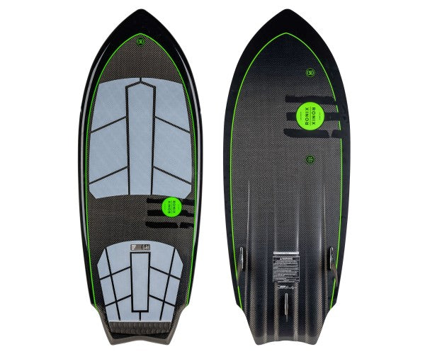Ronix Carbon Air Core 3 Wakesurf Board - Sprocket - Black / Green