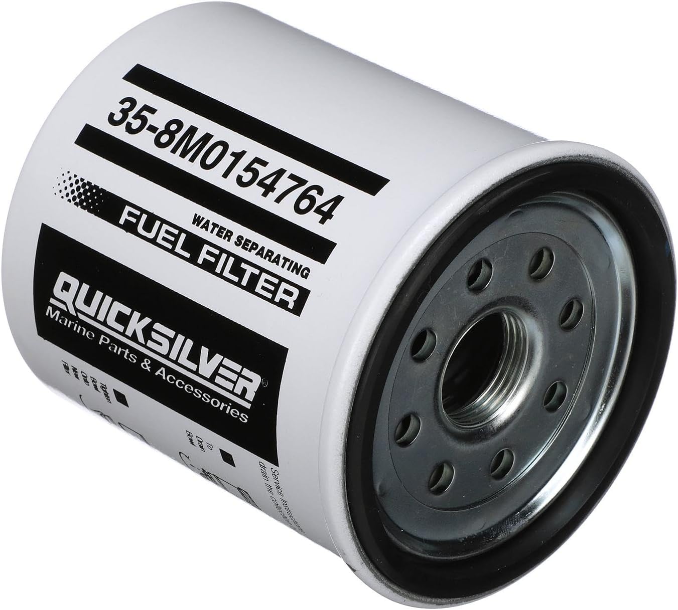 Mercury/Quicksilver  Water Separating Fuel Filter - Honda BF75/90, BF115, BF135/150, BF200/225/250; 102 mm height; Replaces Sierra 18-7948; Honda 17670-ZW1-801AH; Mallory 9-37810; Racor S3227 8M0154764