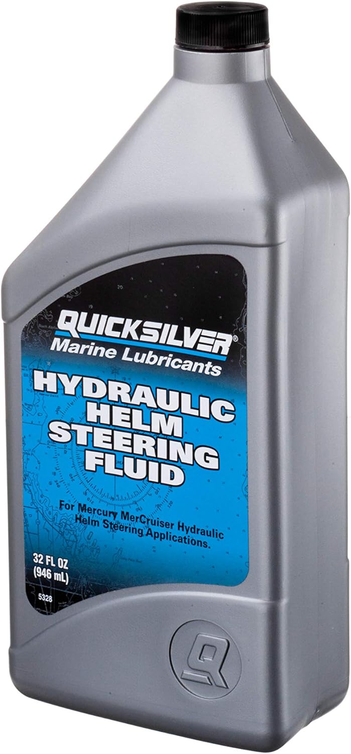 Quicksilver 858078Q01 Hydraulic Helm Steering Fluid, 32 oz