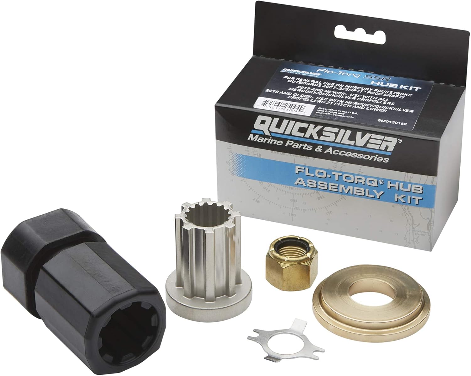 Quicksilver FLO TORQ SSR Propeller Hub Kit - 8M0150152