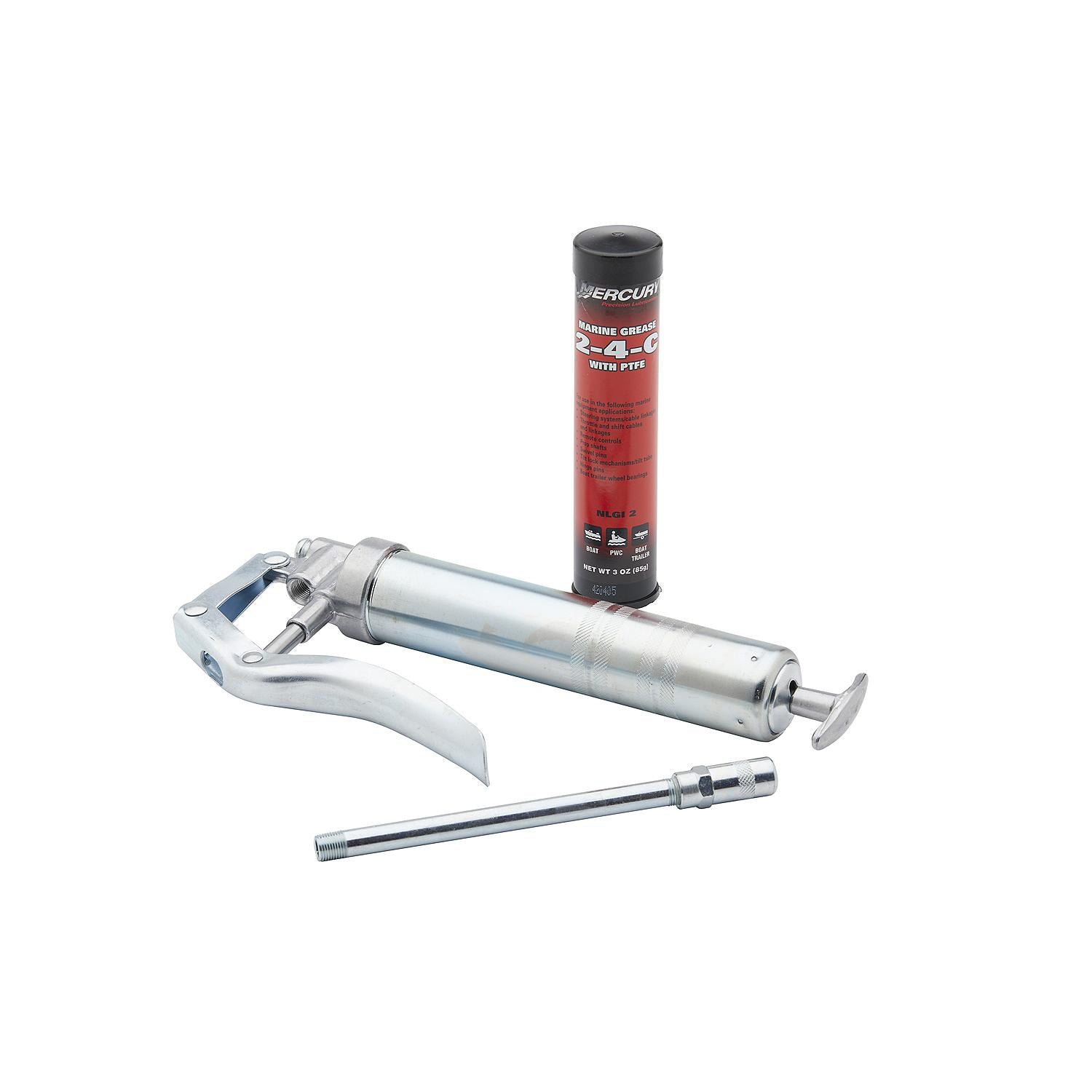 Mercury 74057K5 2-4-C marine grease cartridge and grease gun