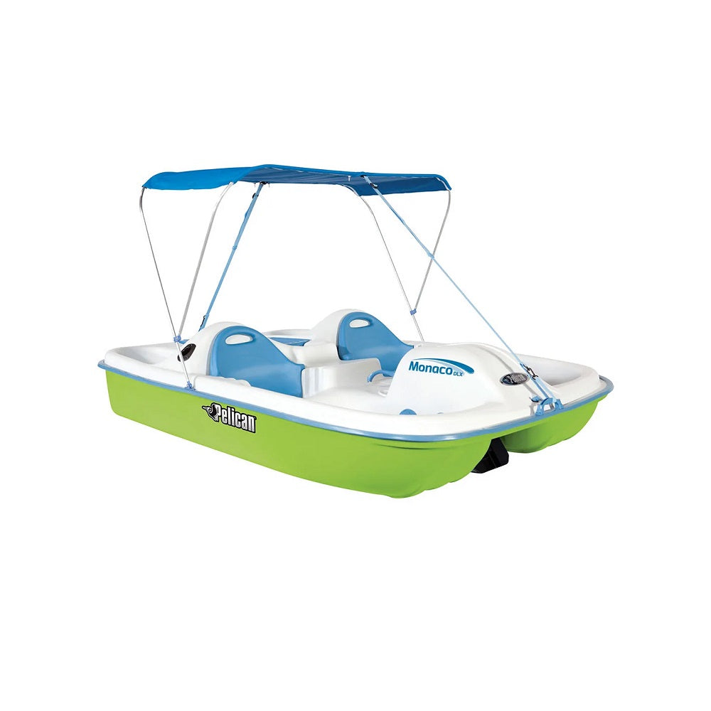 Pelican Monaco Deluxe Angler Boat (White / Lime)