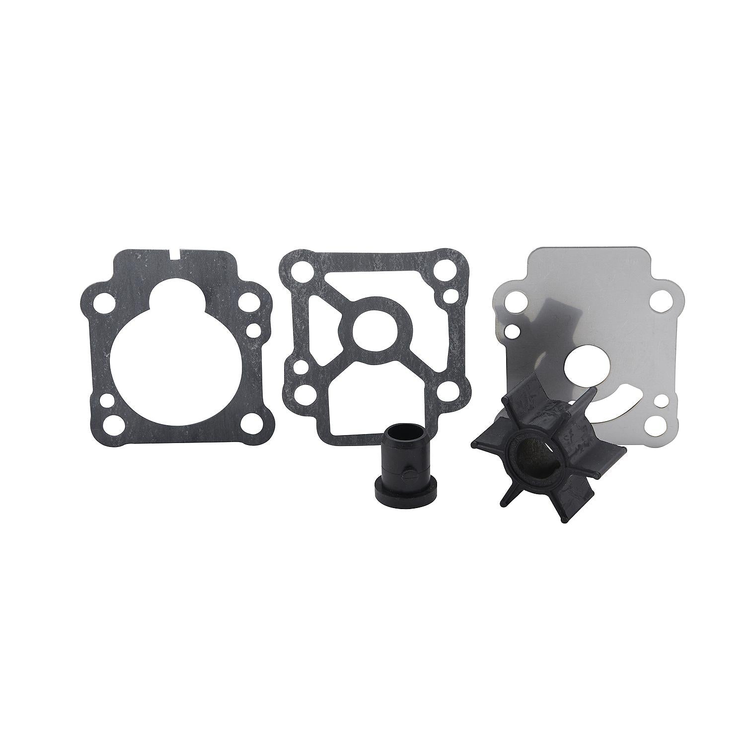 Mercury 803748K01 water pump impeller repair kit for 8 and 9.9HP FourStroke outboards model year 2005 and newer Gaskets