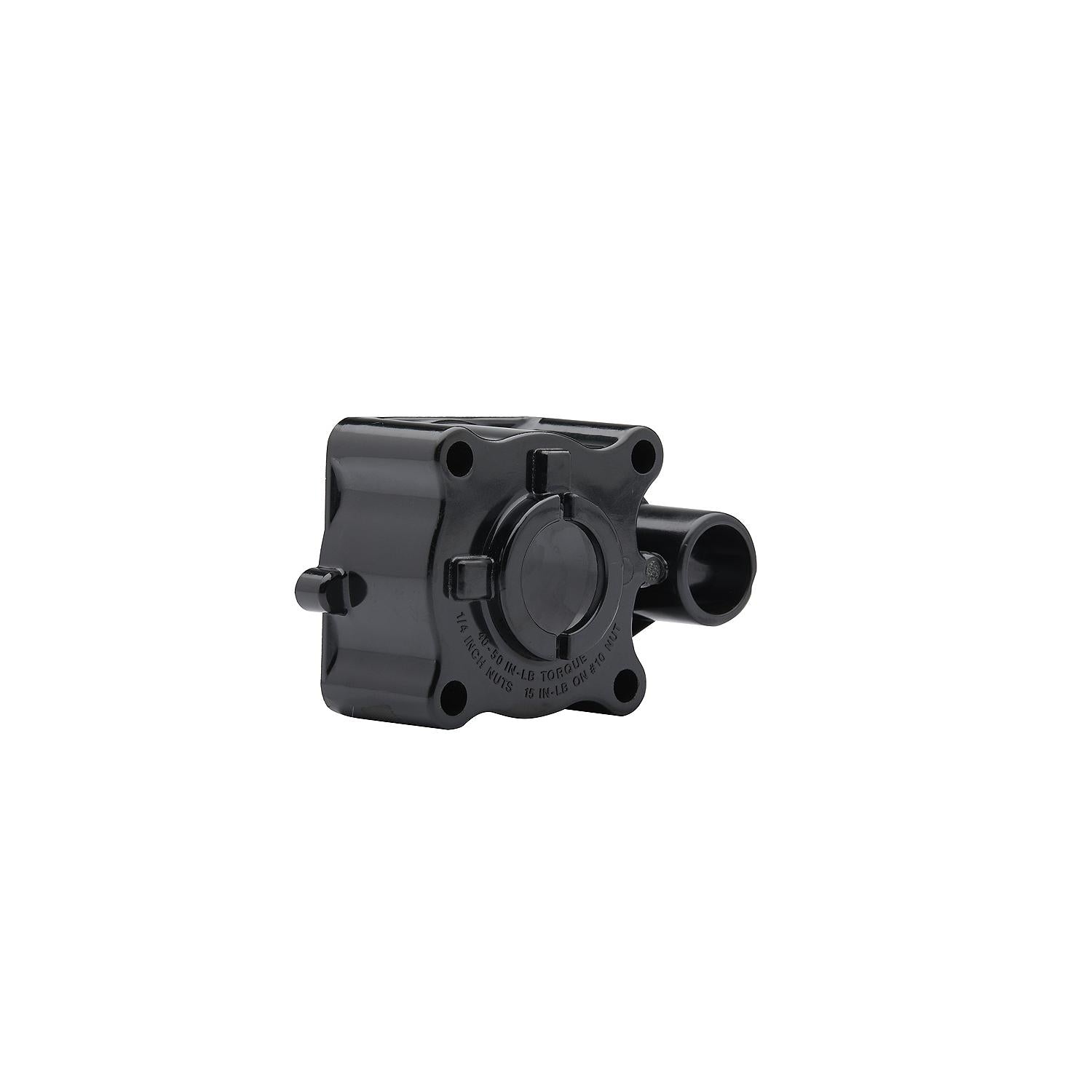 Mercury 803757T water pump body for Force 90HP outboards model years 1991-1994 Angle