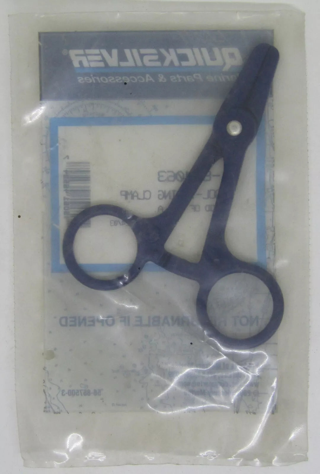 Mercury Quicksilver 91-804063 Tubing Clamp Bag Back