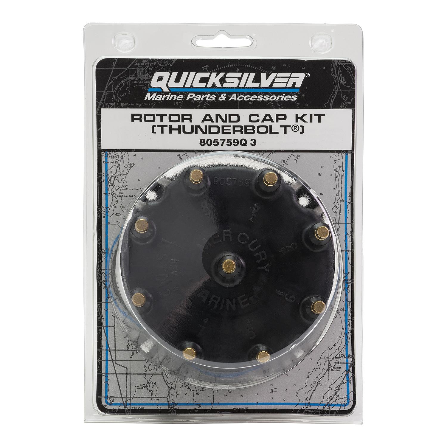 Quicksilver 805759Q3 distributor cap kit for GM V8 MerCruiser Thunderbolt IV V HEI ignition systems box