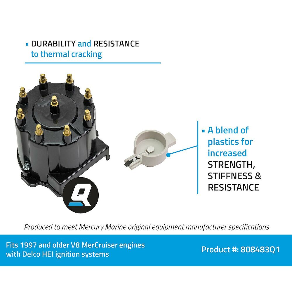 Quicksilver 808483Q1 distributor cap & rotor kit product view 4