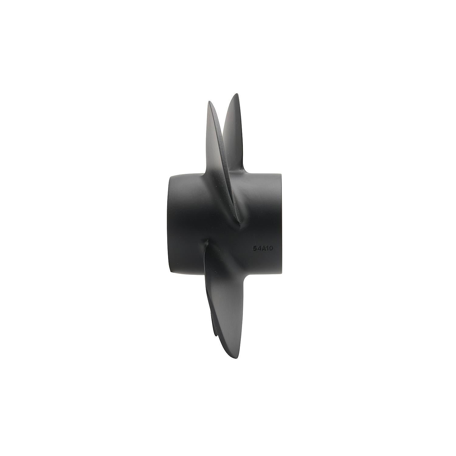 Mercury 812954A10 Black Max 4-Blade Aluminum Propeller, 8" Dia. X 5" Pitch, Right Hand Rotation