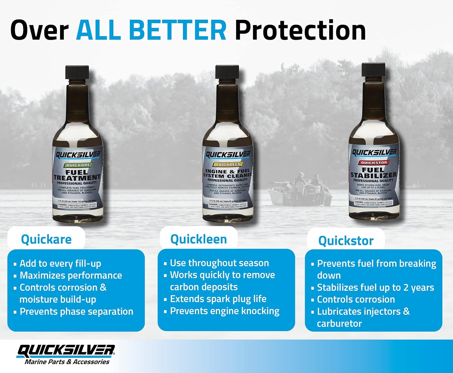Quicksilver QUICKLEEN Fuel System Cleaner 8M0047921