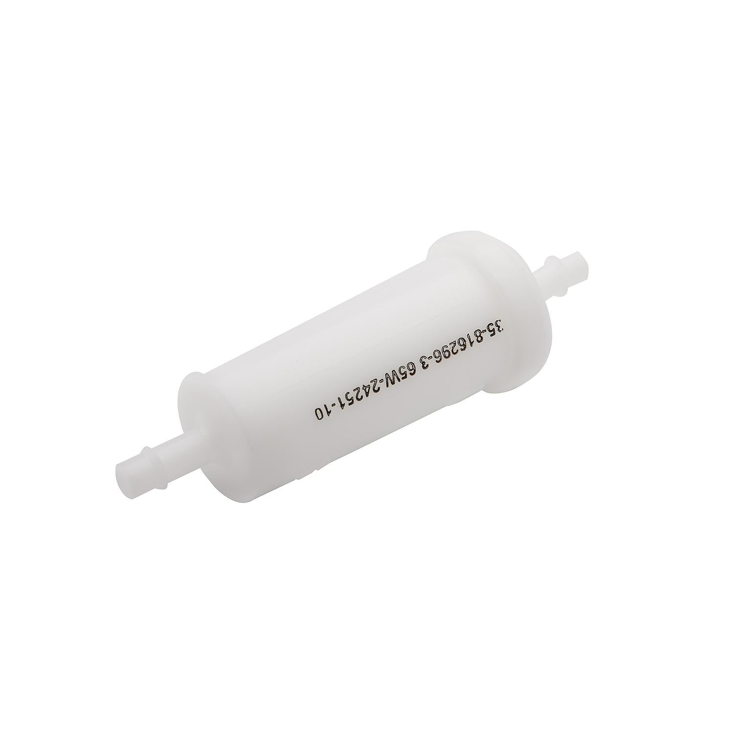 Mercury 816296A3 inline fuel filter kit with hoses for 5 to 15 horsepower FourStroke outboard engines filter back