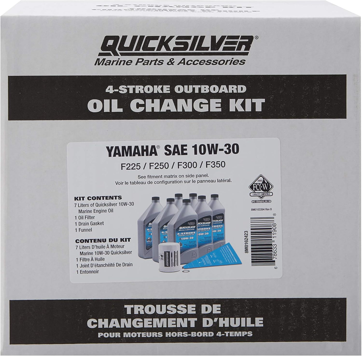 Quicksilver Oil Change Kit - Yamaha Outboard F225-F300  8M0162423