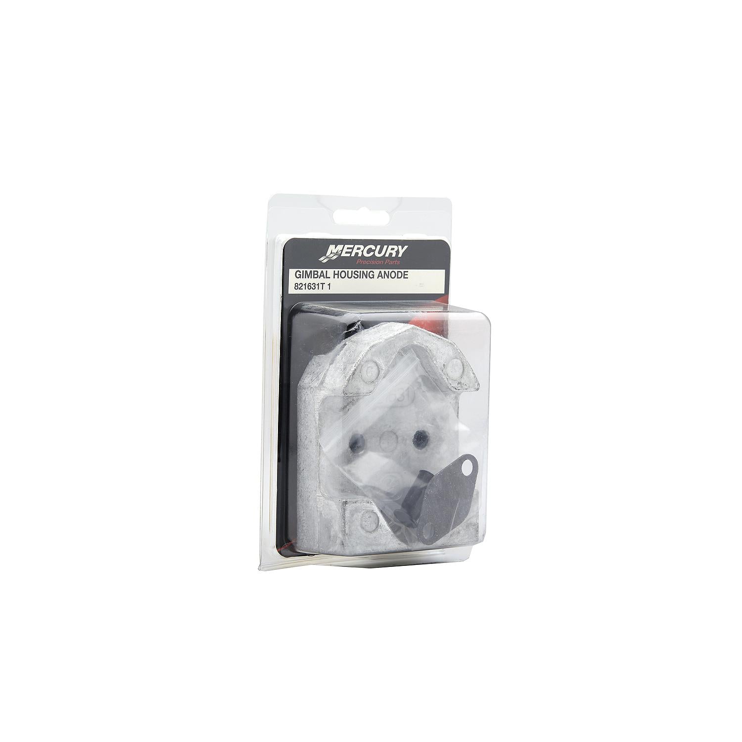 Mercury 821631T1 aluminum gimbal housing anode for MerCruiser R MR Alpha One Gen II Bravo X XR and XZ drives Box Alt
