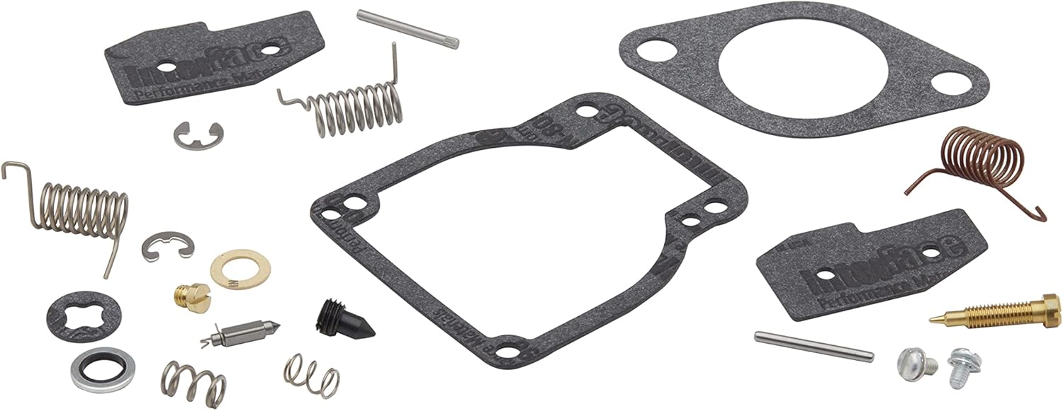 Quicksilver 8236354 carburetor repair kit for select Mercury and Mariner 30HP to 115HP 2-stroke and 4-stroke outboards