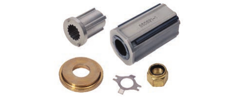 Mercury 835258K2 Flo-Torq II solid propeller hub kit for 1-inch propshaft