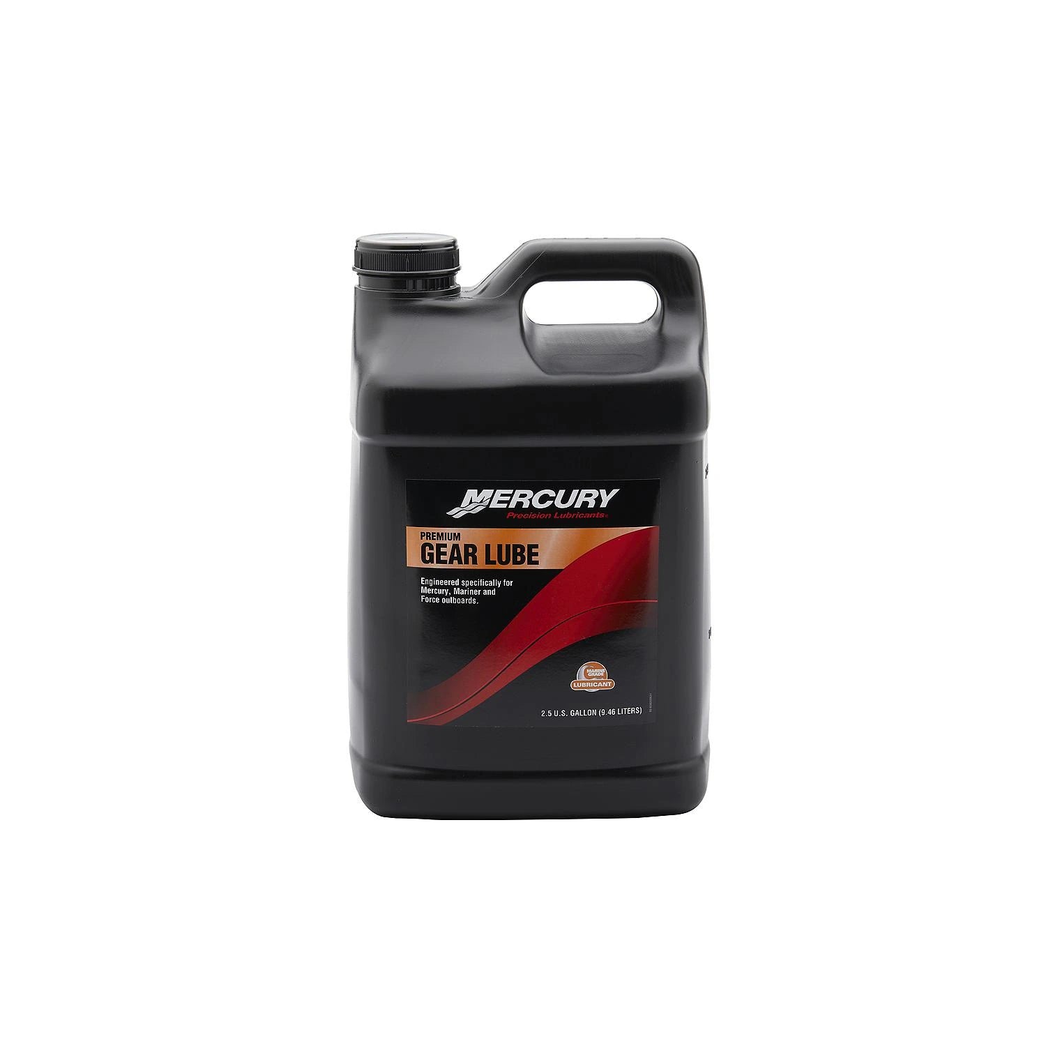 Mercury Precision 858059K01 Premium Gear Lube 80W-90 2.5 Gallon Container for Outboards Below 75hp