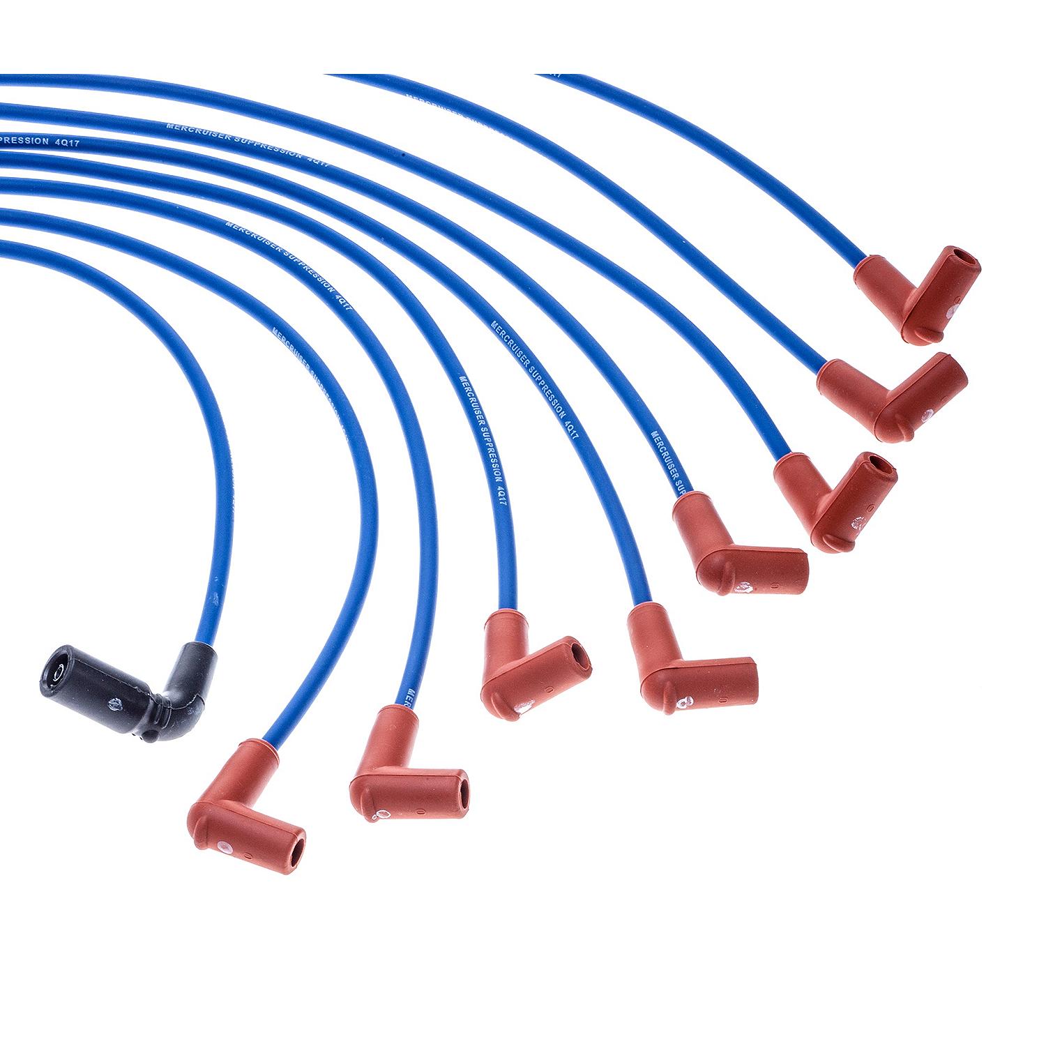 Quicksilver 863656A1 black spark plug wire boot detail