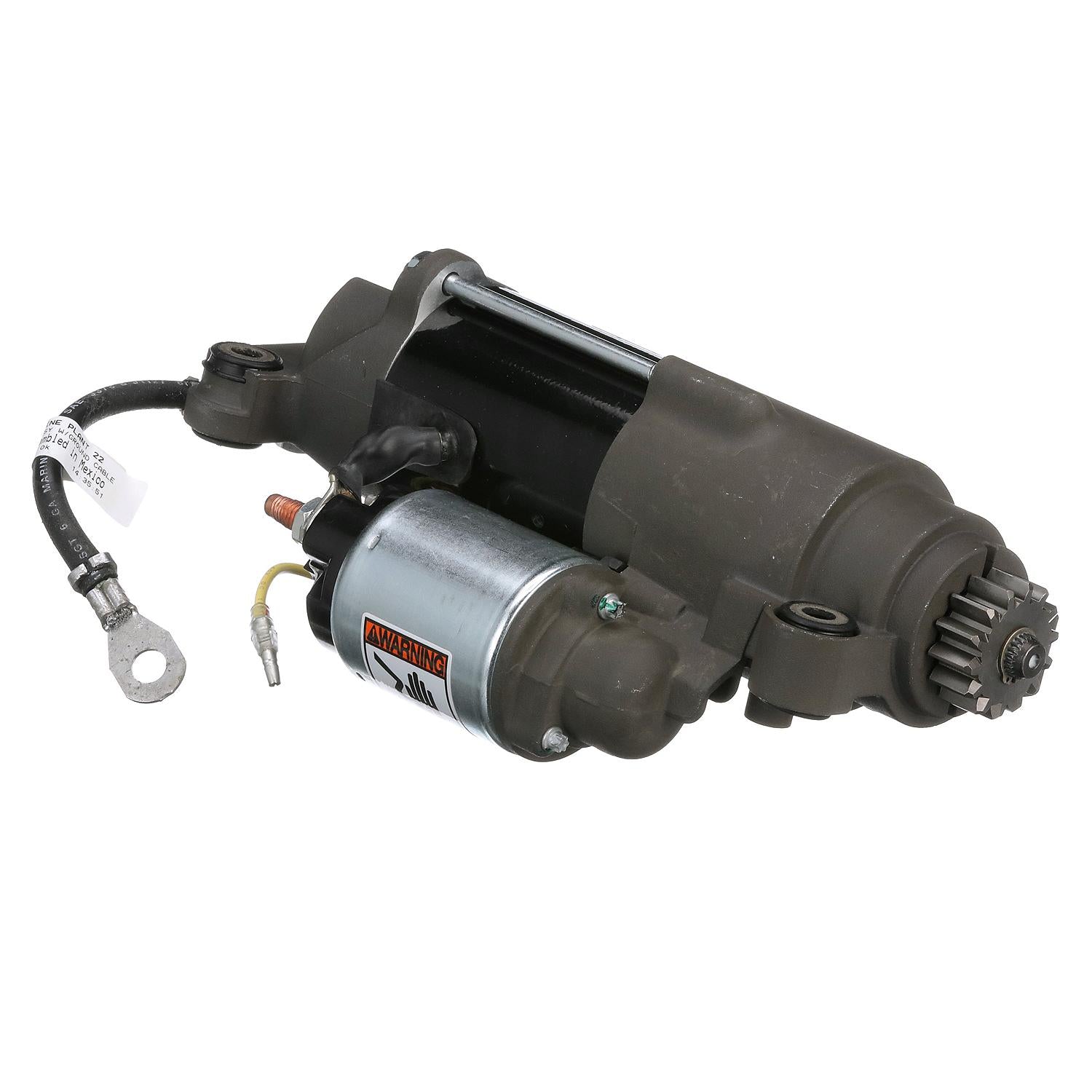 Mercury 879345T77 starter motor for 75-115HP EFI FourStroke outboards angle