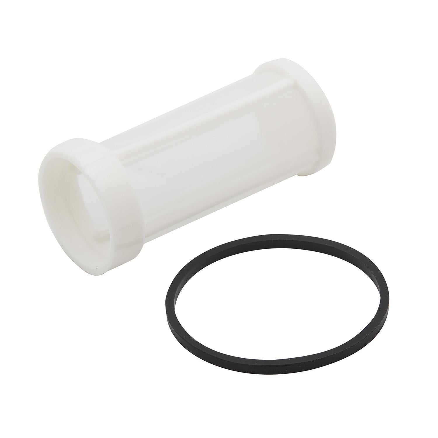 Quicksilver 87946Q04 149 micron inline fuel filter element for Mercury Mariner under cowl screw-on bowl assemblies side
