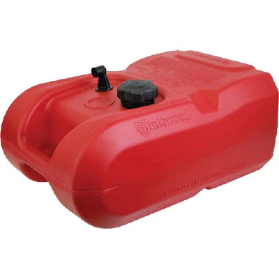 Attwood 8806LP2 6 gallon EPA CARB certified portable marine fuel tank for outboard boat fuel systems