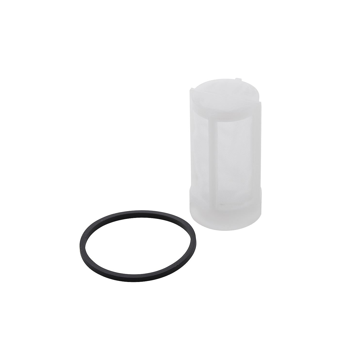 Mercury 896375K01 under-cowl fuel filter kit with replacement screen and Viton seal for white bowl black top assembly