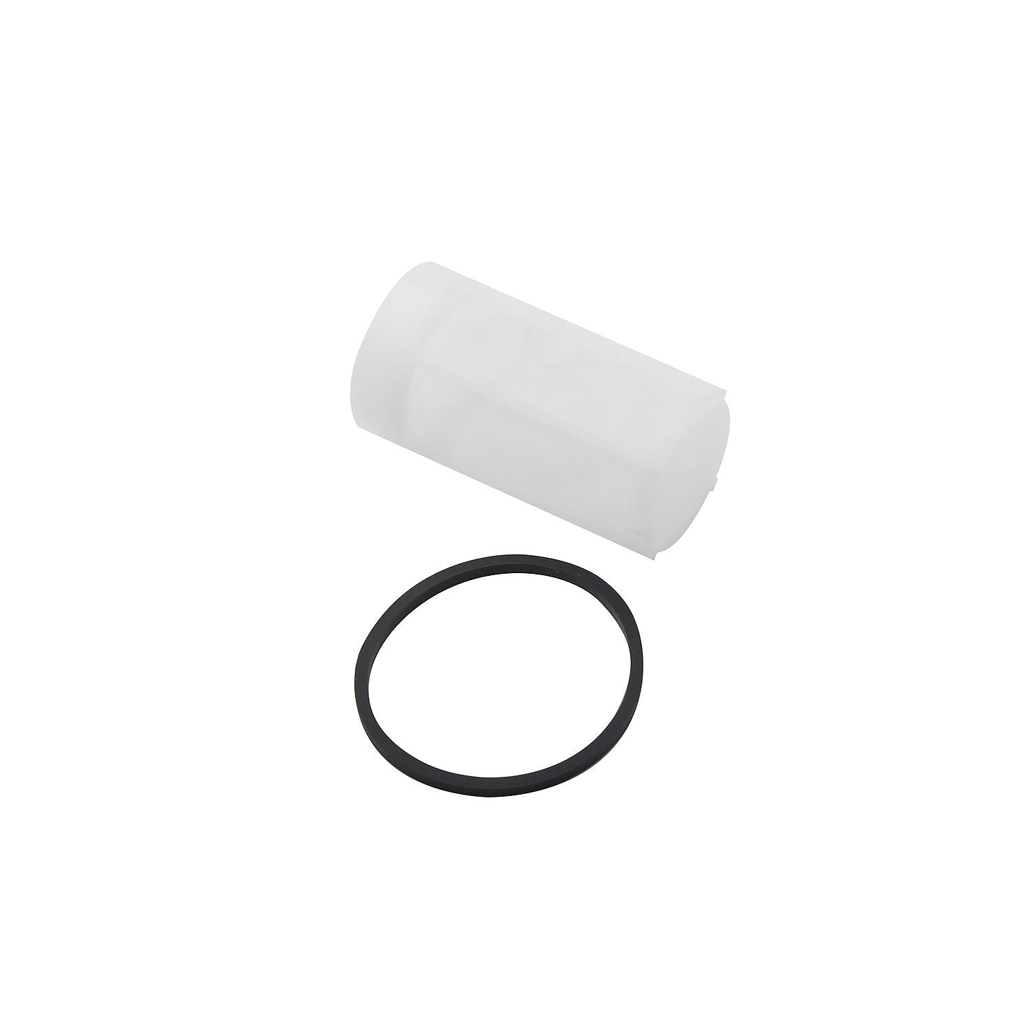 Mercury 896375K01 under-cowl fuel filter kit with replacement screen and Viton seal for white bowl black top assembly gasket