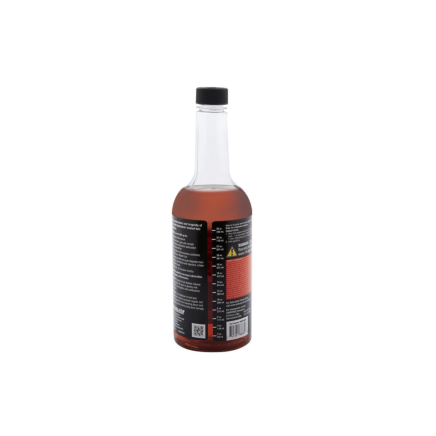 Quicksilver 8M0058680 Quickare 32 ounce fuel treatment additive for 2-cycle and 4-cycle gasoline engines scale