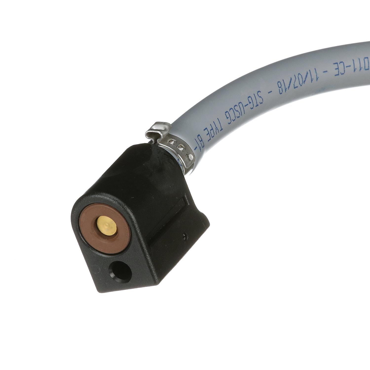 Mercury 8M0061894 8-foot gray fuel line assembly with inline primer bulb and quick disconnect connectors Connector 2