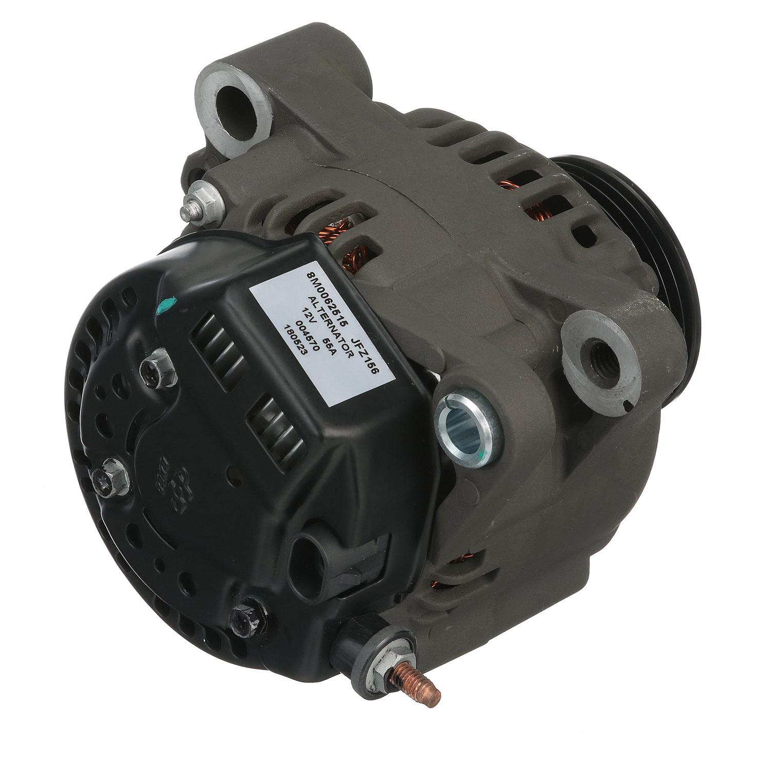 Mercury 8M0065239 alternator for 135-150HP EFI FourStroke outboards back angle