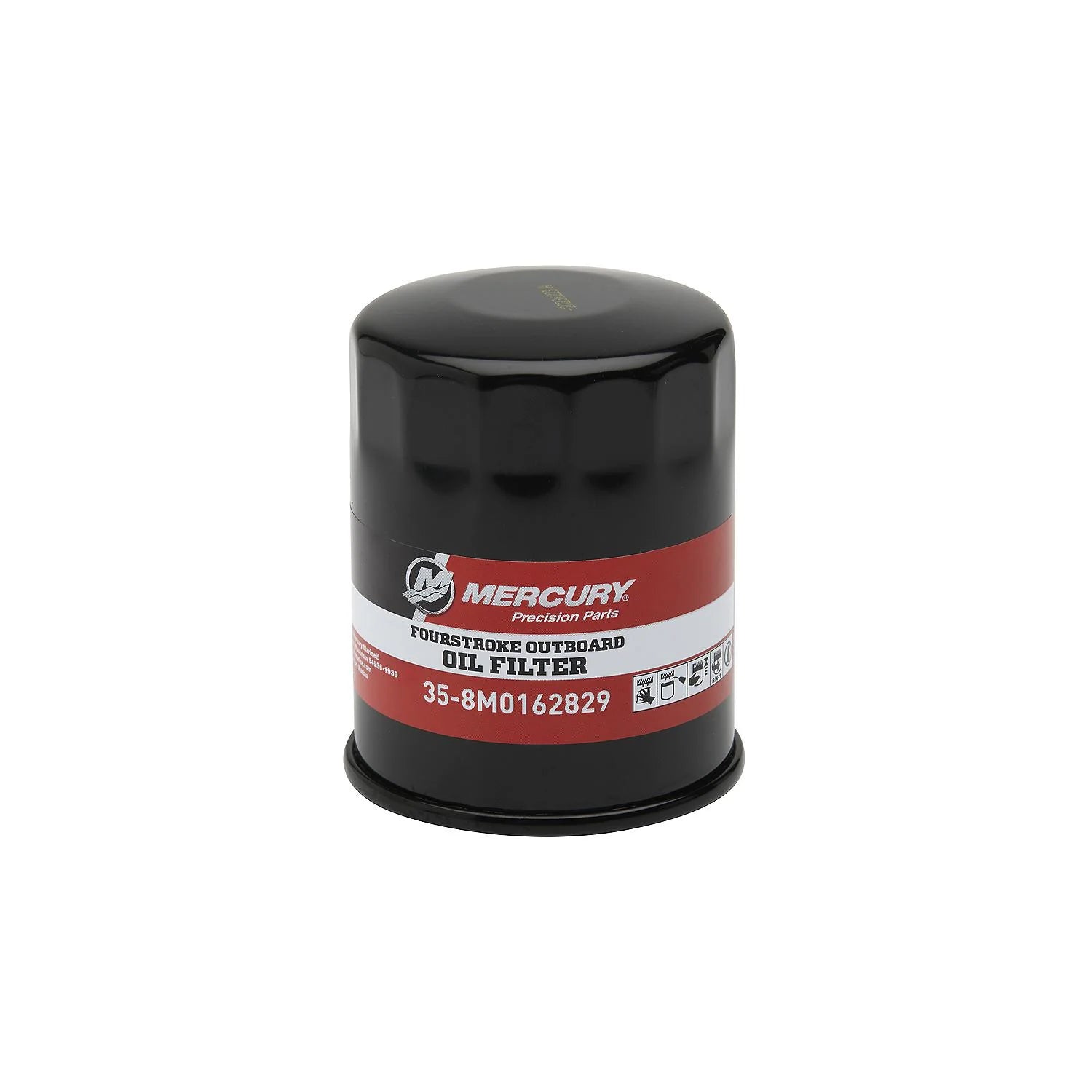 Mercury 8M0090559 300-hour maintenance kit for 40–60HP EFI Command Thrust/BigFoot—filters, impeller, anodes, seals, plugs, thermostat Oil Filter