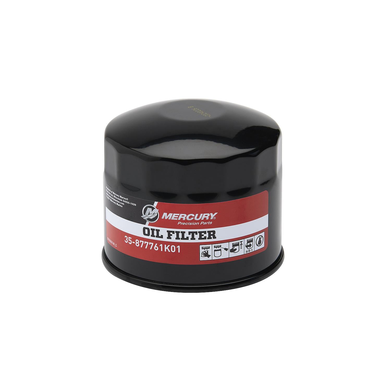 Mercury 8M0097856 100 hour maintenance kit for 1.7L 75-115hp FourStroke outboards Oil Filter