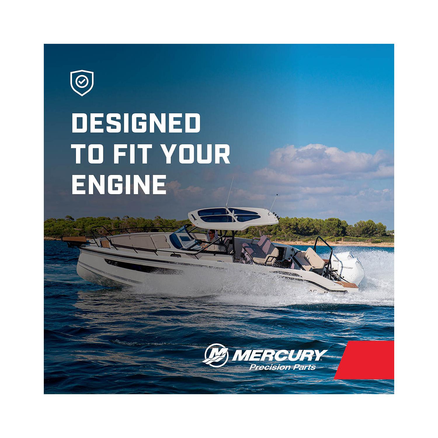 Mercury 100-hour maintenance kit for 200-300hp L6 Verado FourStroke outboards serial 2B144122 and below 8M0097858 Designed To Fit
