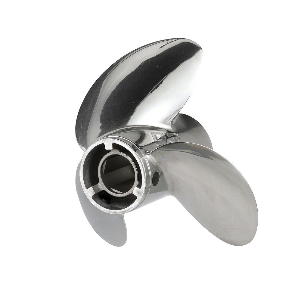 Quicksilver 8M0103522 Q3 propeller angled hub view