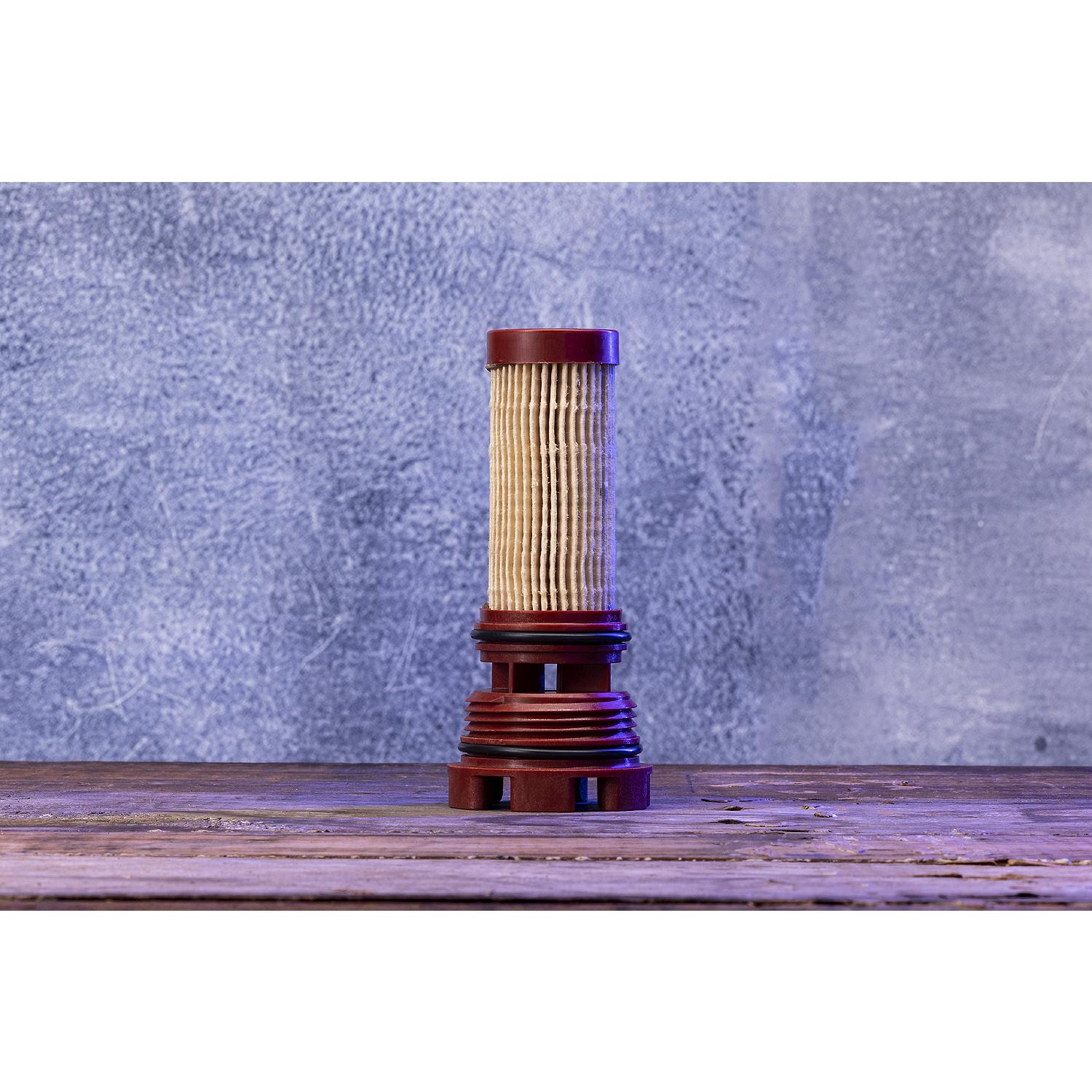 Quicksilver fuel filter element for select Mercury outboards and MerCruiser engines 8M0122423 Closeup 3