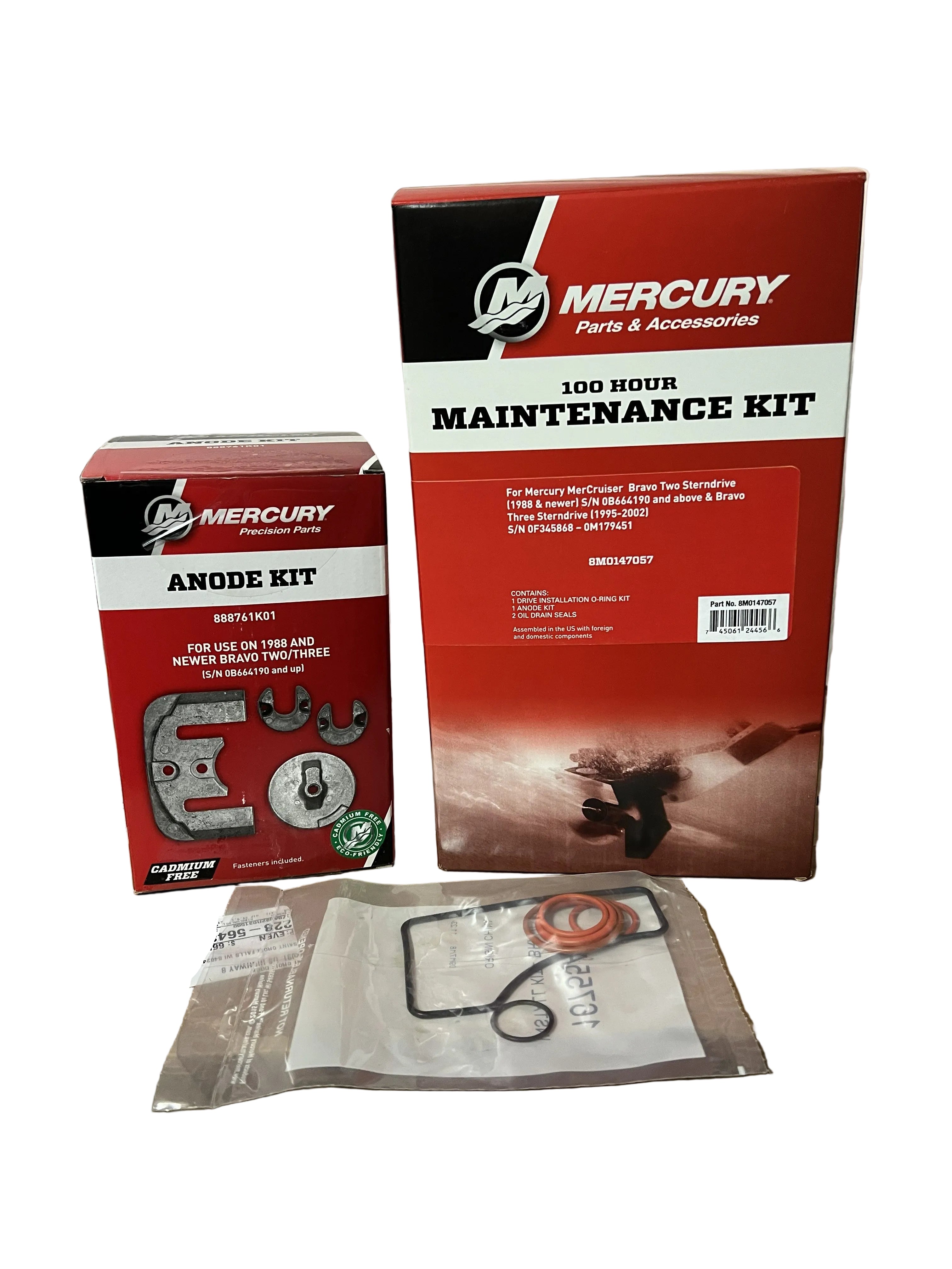 Mercury 8M0147057 100 Hour Service Kit for Bravo Two and Bravo Three