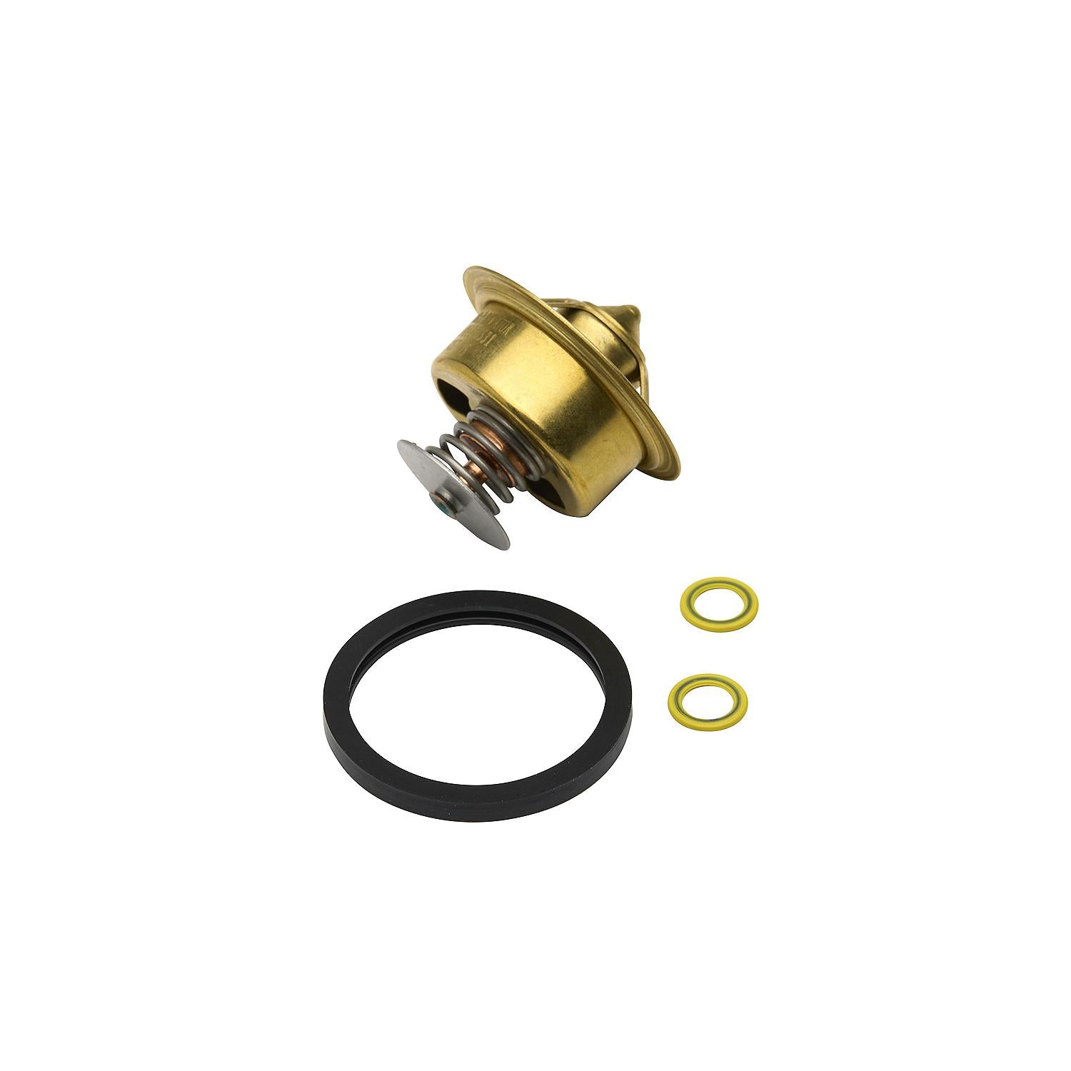 Mercury 8M0147071 MerCruiser 8.2L MPI Bravo 300 hour maintenance kit with filters spark plugs thermostat gasket serpentine belt PCV valve and seawater pump impeller kit thermostat