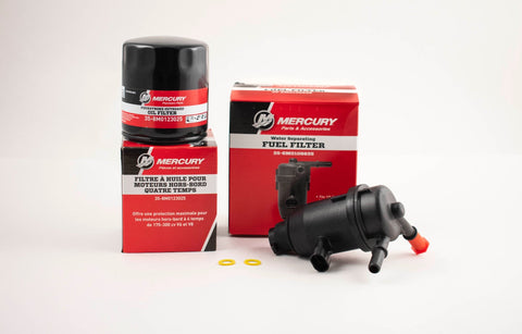 Mercury OEM 100 Hour Engine Maintenance Kit for 3.4L V6 and 4.6L V8 EFI FourStroke 8M0149929