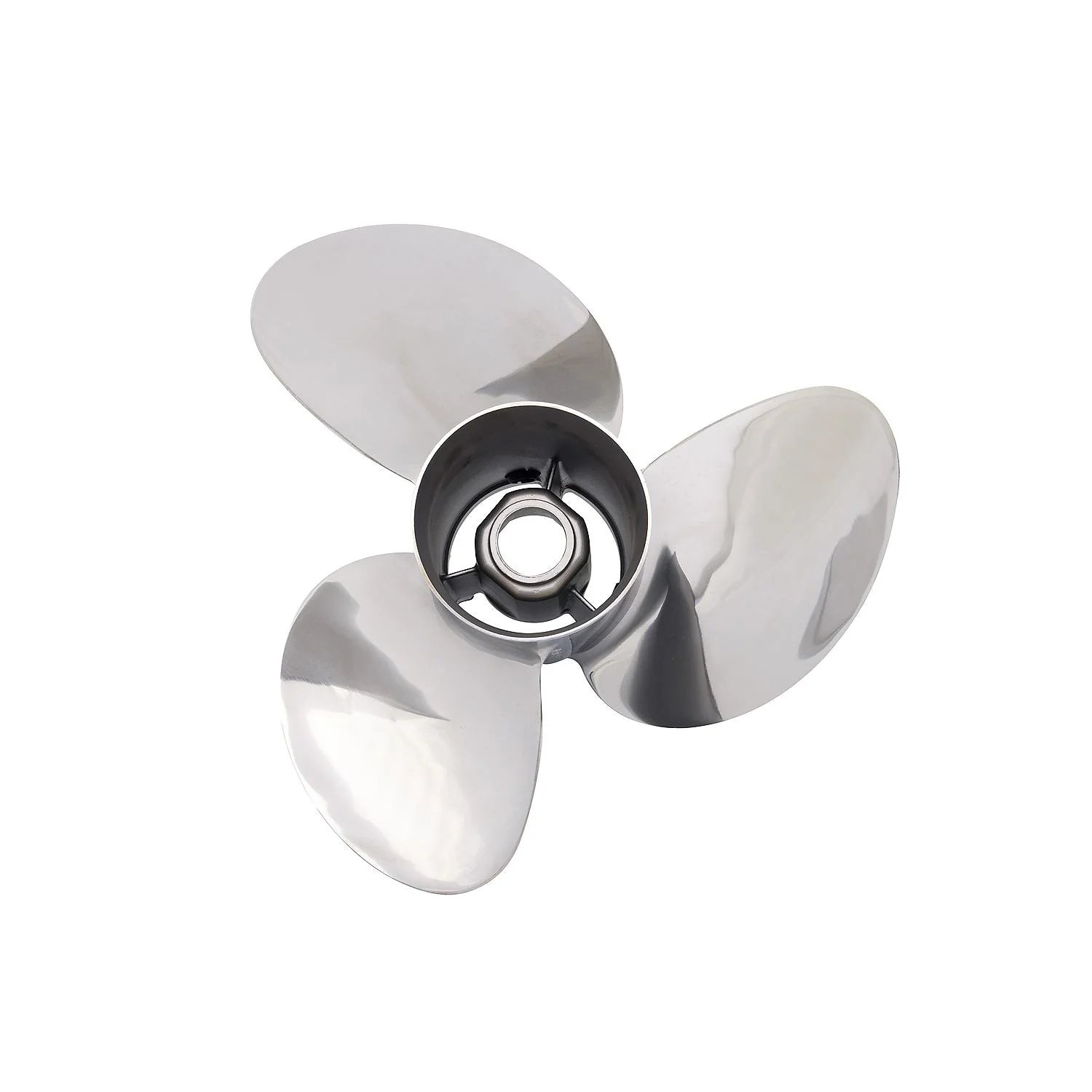 Mercury Enertia 3-blade stainless propeller 15.6" x 13" right-hand, X7 alloy, part 8M0151227