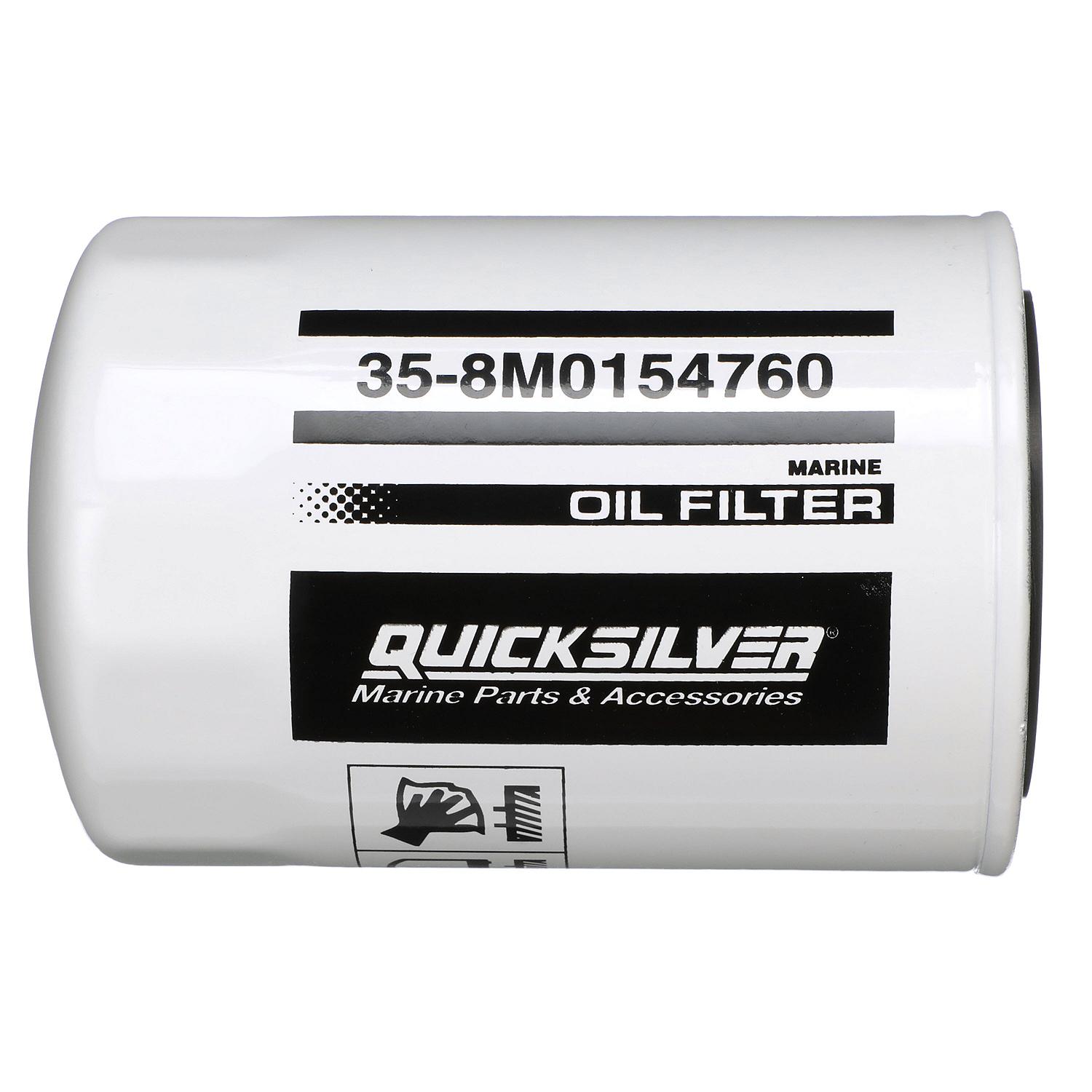 Quicksilver Oil Filter 8M0154760 – 20-Micron Marine Oil Filter