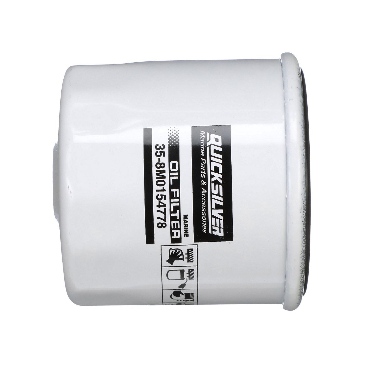 Quicksilver 8M0154778 20 micron oil filter for Honda BF8 to BF50 outboards